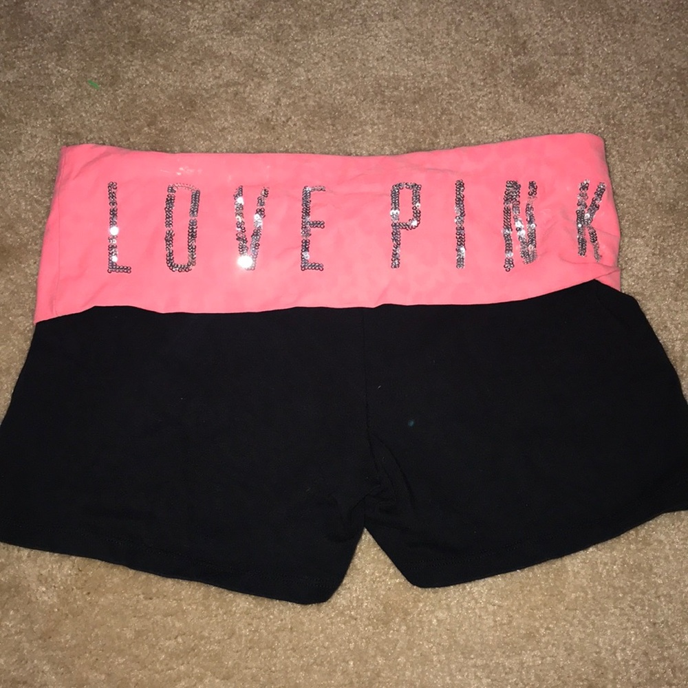Pink Yoga Shorts